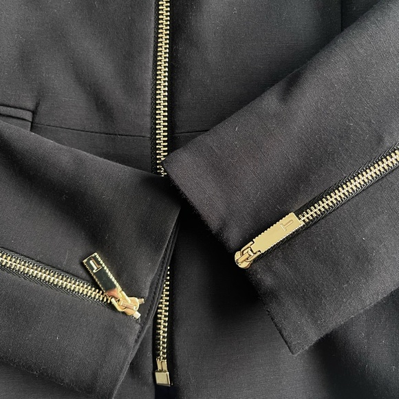 Ted Baker Black with Tag Zameli Peplum Cropped Jacket London Blazer - Picture 10 of 15